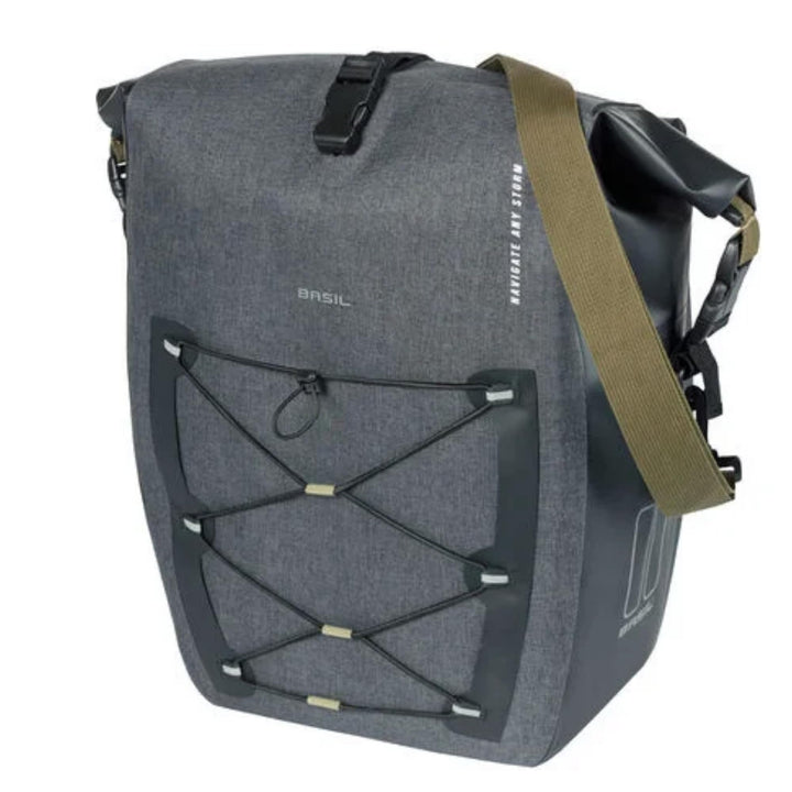 Basil Single pannier bag NAVIGATOR STORM L 25