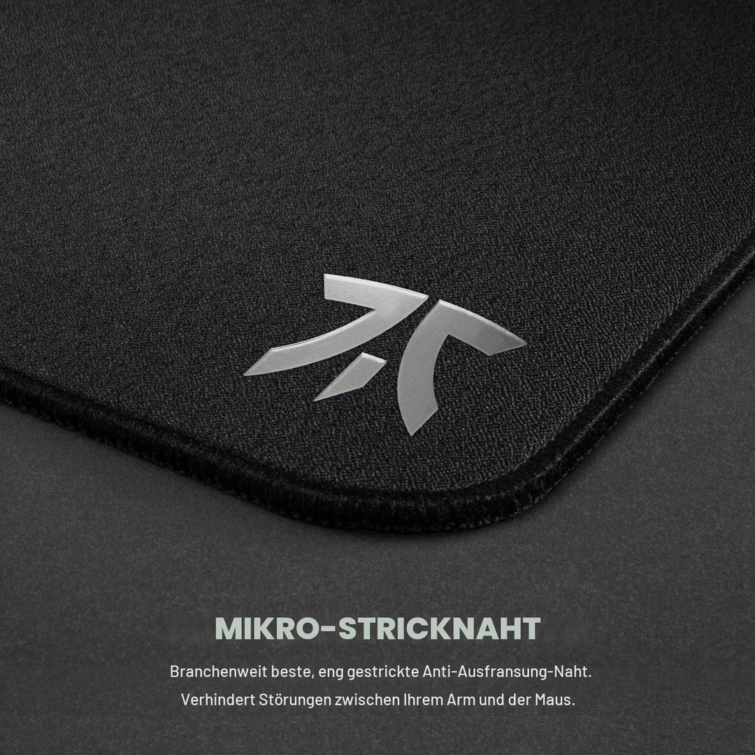Fnatic | Dash XL | erweiterte Profi-Gaming-Mausmatte für E-Sports mit genähten Rändern und rutschfes