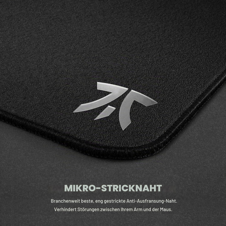 Fnatic | Dash XL | erweiterte Profi-Gaming-Mausmatte für E-Sports mit genähten Rändern und rutschfes