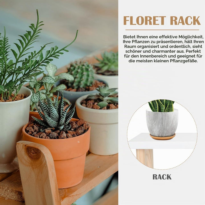 BESPORTBLE Mini Pflanzenständer aus Stabiler Blumentopfständer für Innenräume Dekorativer Pflanzenti