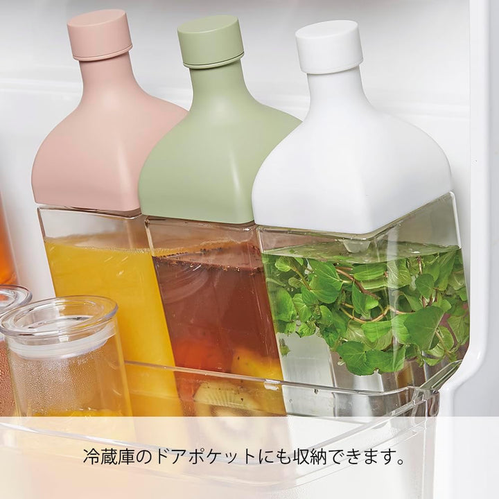 Hario KAB-120-SPR Cold Brew Tea Bottle Ka-Ku, plastik, Smoky Pink 1200ml Smoky Pink, 1200ml Smoky Pi