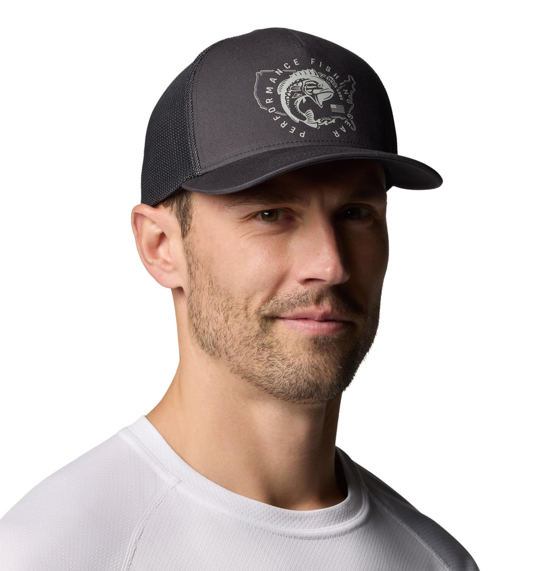 Columbia Uni-Erwachsene Verschluss PFG Statetriot Mesh Ball Cap 62 Shark/Pfg Pride USA, 62 Shark/Pfg