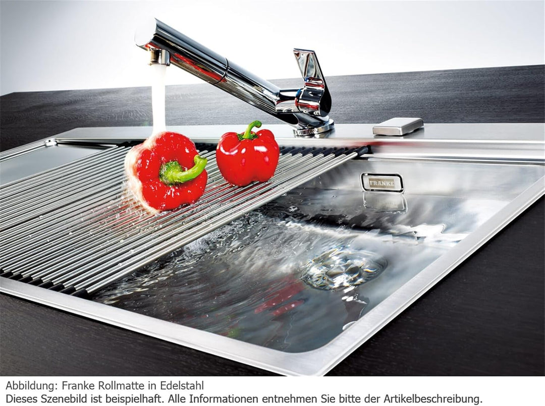 FRANKE 112.0256.867 Abtropfeinlage Seidenglanz, Acciaio Inossidabile, 29,8 x 41 cm
