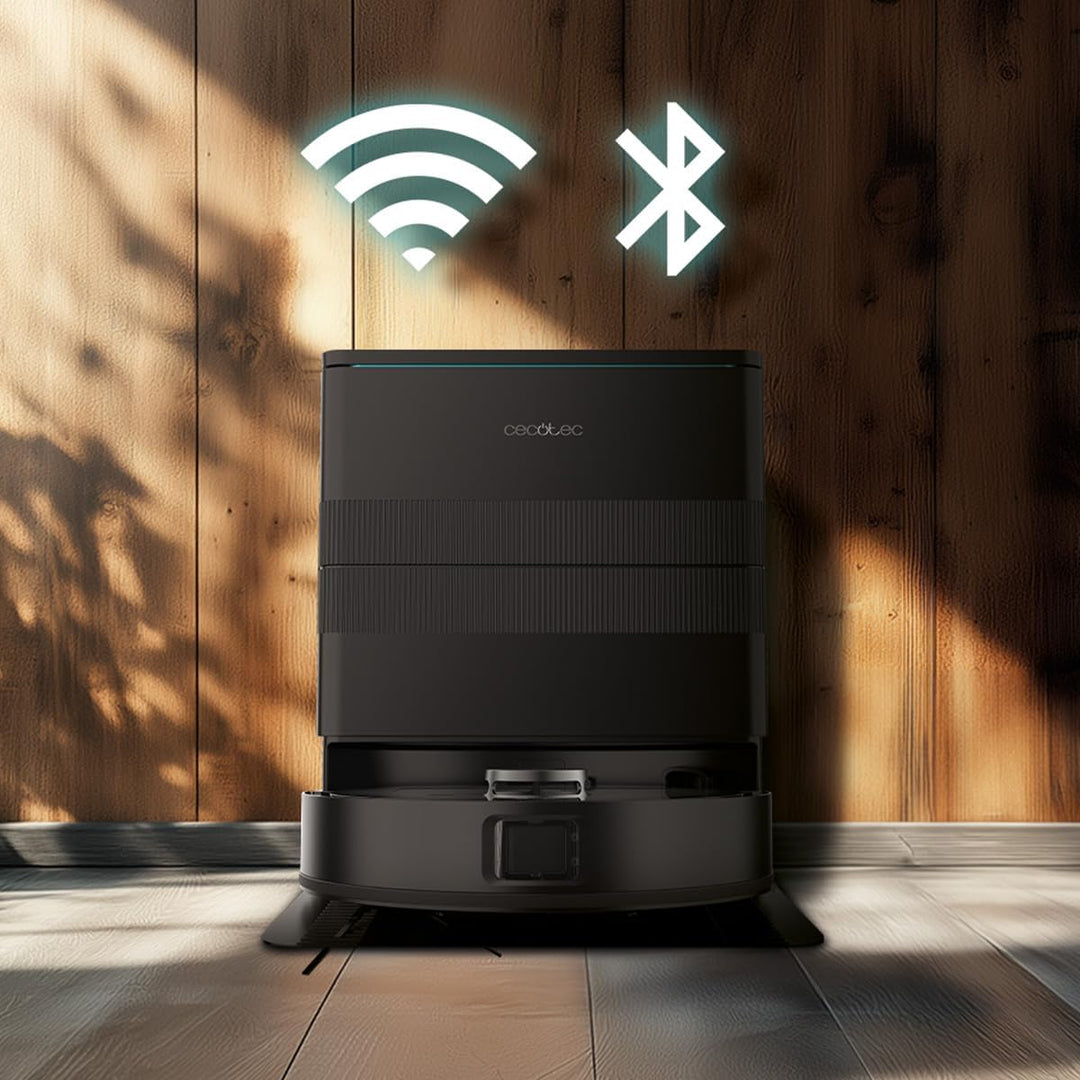 Cecotec Saugroboter und Wischroboter mit Selbstentleerungsstation und App Conga X50 X-Treme. Laserna