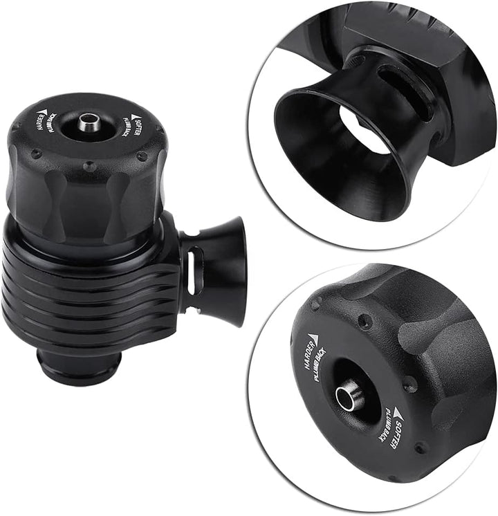 Auto Turbo Blow Off Ventil, Fydun 25mm Universal Aluminiumlegierung Auto Turbo Abblaseventil Adapter
