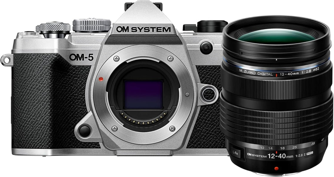OM SYSTEM OM-5 Micro Four Thirds Systemkamera inklusive M.Zuiko Digital ED 12–40 mm PRO II Objektiv,