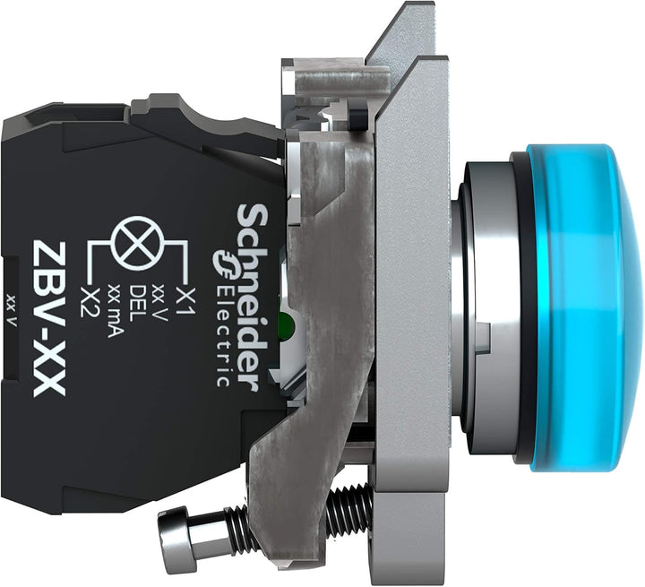 Schneider Electric Leuchtmelder, Harmony XB4 Harmony XB4 24V ac/dc Blau, Ausschnitt-Ø 22mm Universal