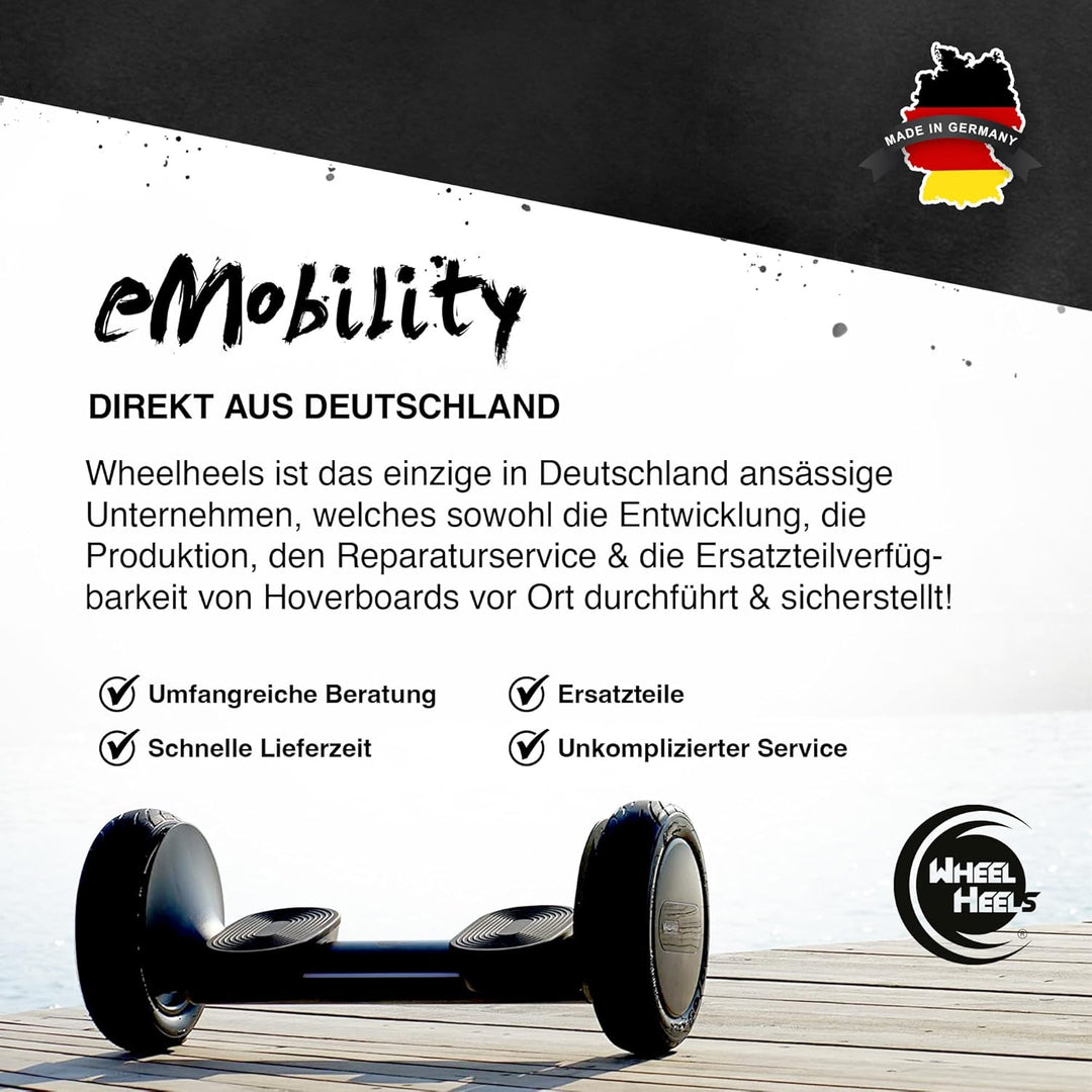 Wheelheels Hochwertige Tragetasche mit Umhängeoption für Balance-Scooter, Hoverboards 8.5 Zoll - 10