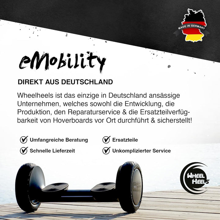 Wheelheels Hochwertige Tragetasche mit Umhängeoption für Balance-Scooter, Hoverboards 8.5 Zoll - 10