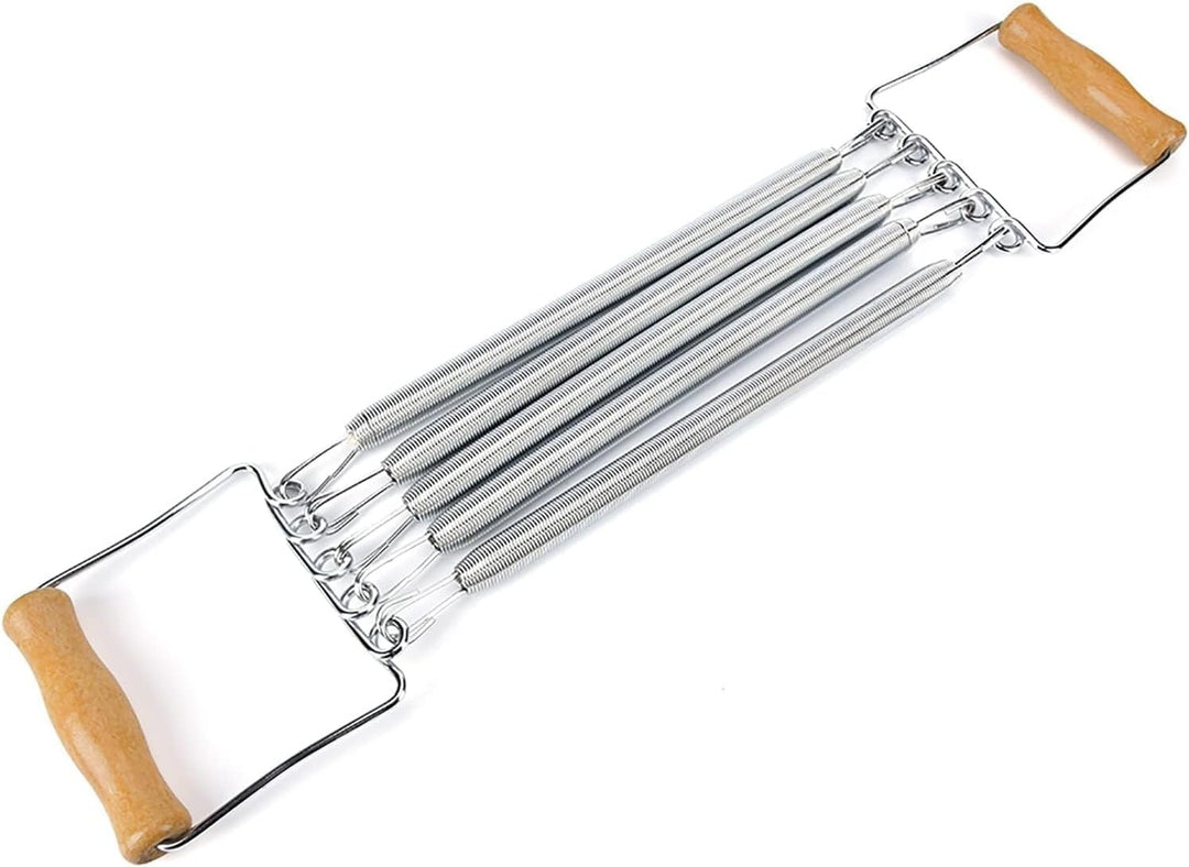 Brust Expander, 60 cm/23,6 Zoll Holzgriff Yoga Brust Expander Abnehmbarer Feder Brust Expander Frühj