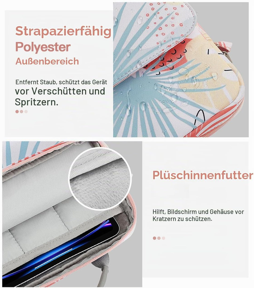 MoKo 9-11" Tablet Tasche Hülle, Tragetasche für iPad Pro 11 M2 2022-2018/iPad 10. 10,9 2022/iPad Air