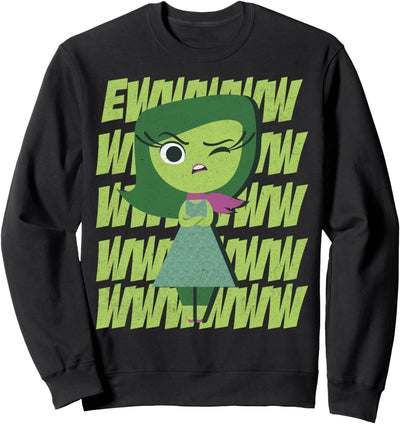 Disney Pixar Inside Out Disgust Eww Text Poster Sweatshirt