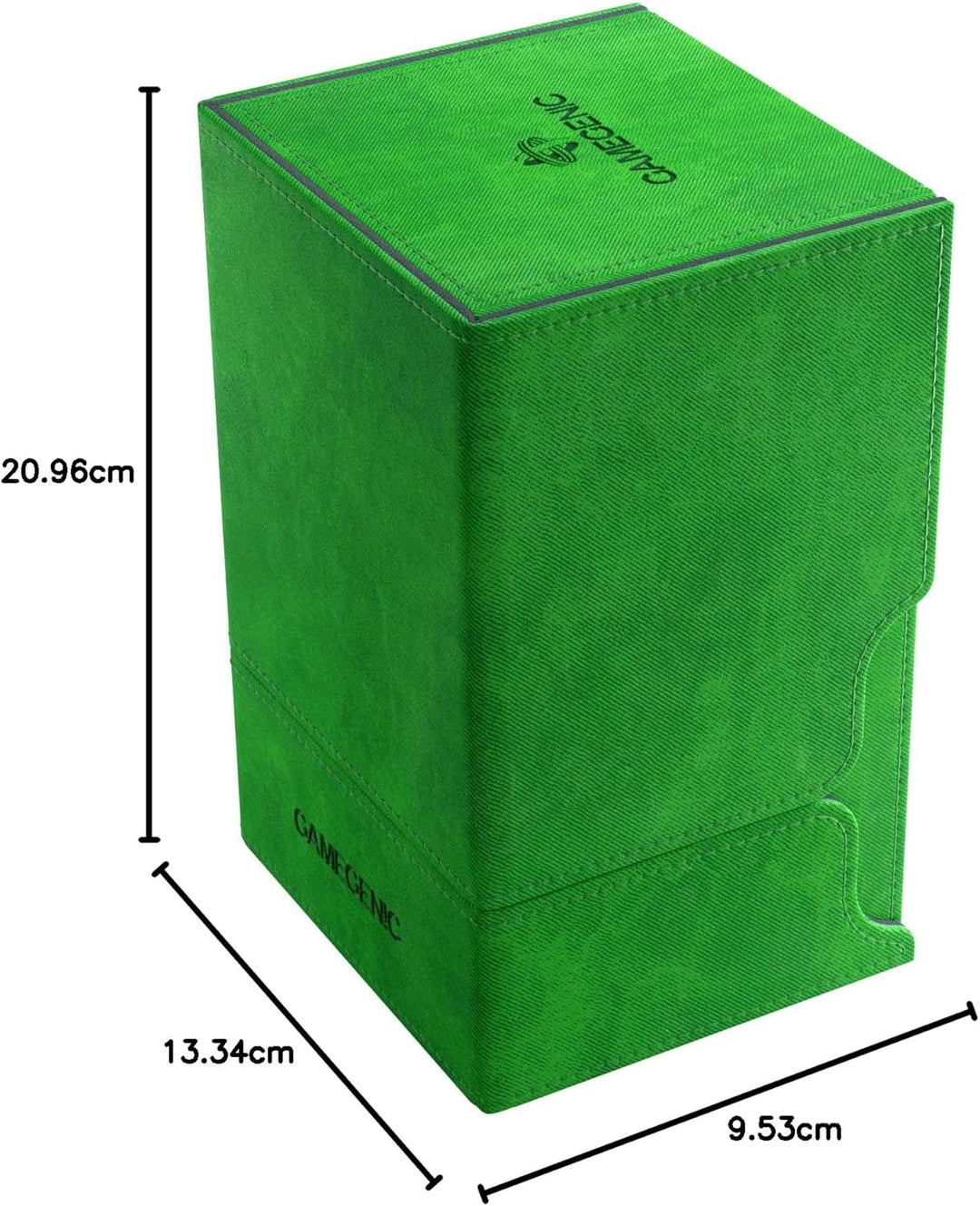 Gamegenic Watchtower 100-Card Convertible Deck Box, Green Grün, Grün