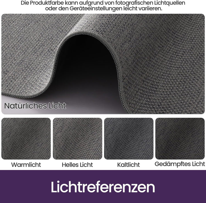 DEXI Schmutzfangmatte Innen 90 x 140 cm, rutschfest Fussmatte waschbar, absorbierend Fussmatte, Dünn