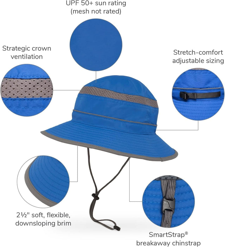 Sunday Afternoons Baby - Mädchen Sonnenhut Kids' Fun Bucket M Bluebird, M Bluebird