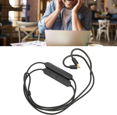 Goshyda Bluetooth Wireless Kopfhörer A2DC Adapterkabel, AptX Low Latency 2 Modi Ergonomisches Wirele