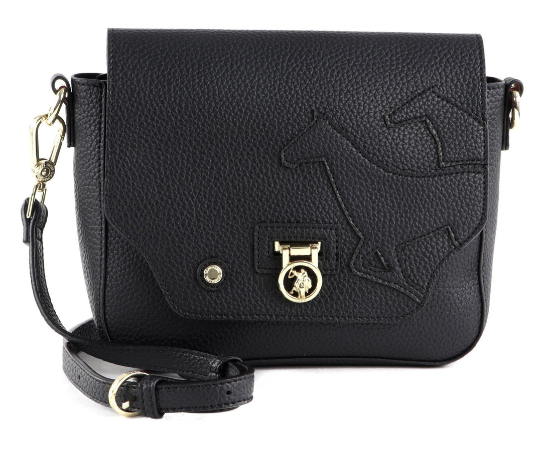 U.S. POLO ASSN. Newport Flap Crossbody Bag Black