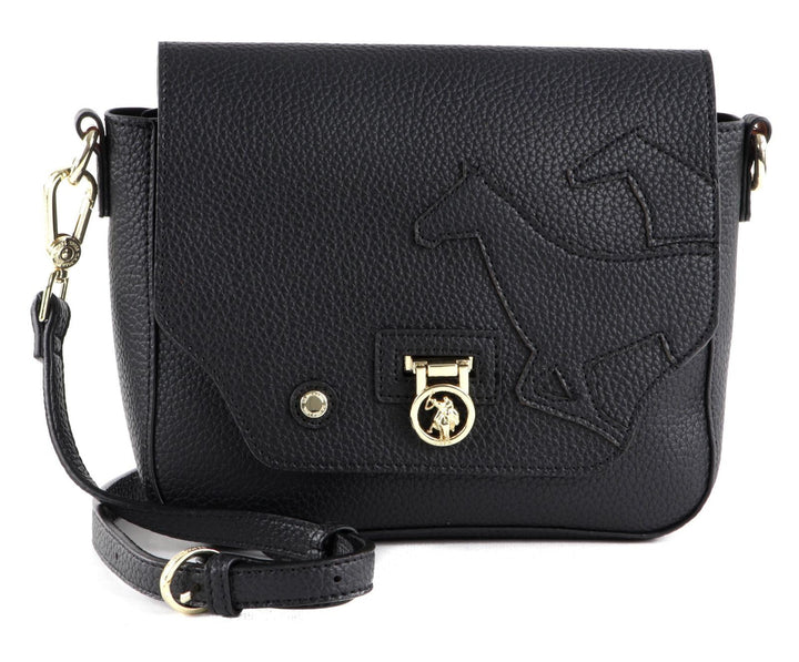 U.S. POLO ASSN. Newport Flap Crossbody Bag Black