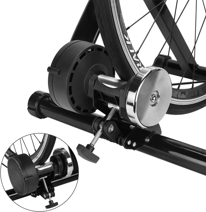 CXWXC Fahrrad Rollentrainer Indoor für 26-29 Zoll Reifen Rennrad Rollentrainer Klappbarer Fahrradrol