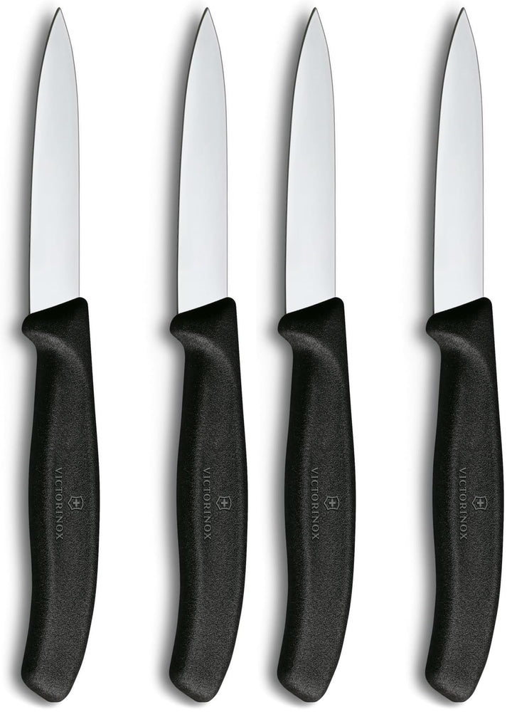 Victorinox Swiss Classic, Schäl- und Gemüsemesser Set, 2teilig, Extra Scharfe Klinge, Gerader Schlif