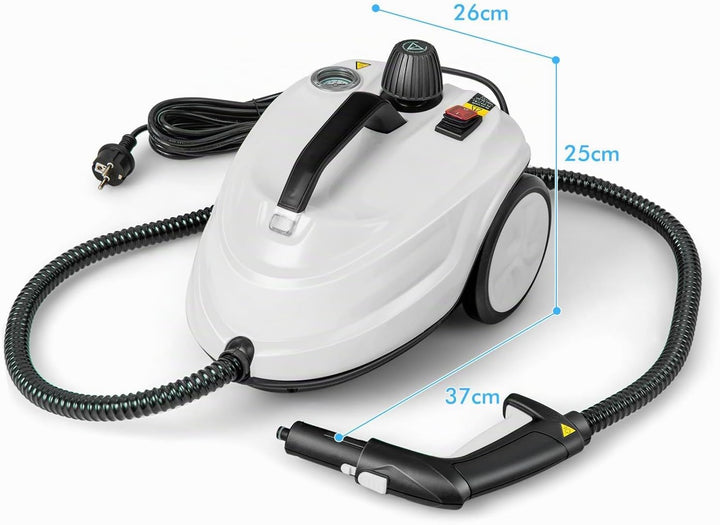 GOPLUS Dampfreiniger, Flächenleistung: 108 m², Dampfdruck: 5 bar, 1,8 L Wassertank, Aufheizzeit: 8 m