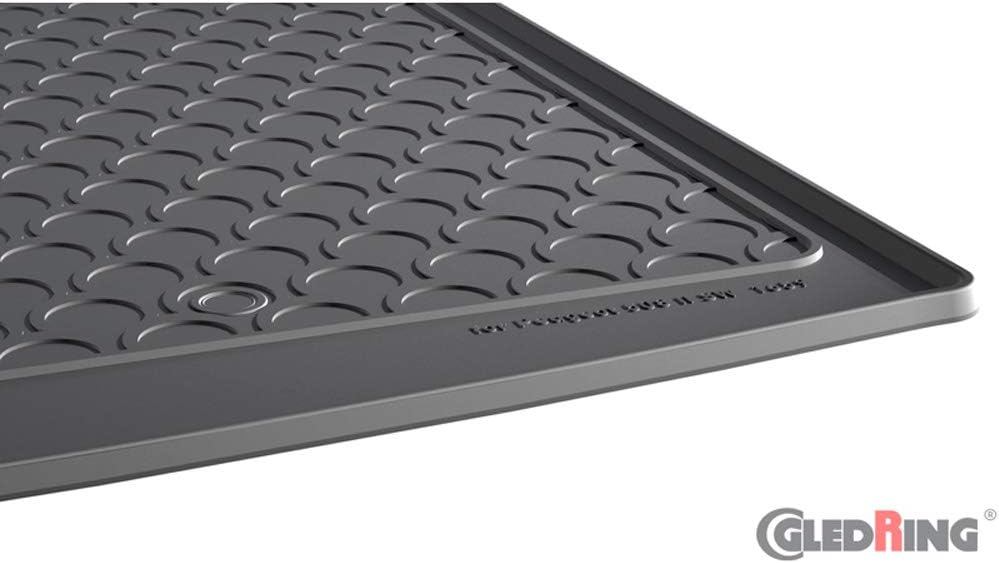 Gledring Rubbasol (Gummi) Kofferraumwanne kompatibel mit Peugeot 508 II SW 2019- Kofferraummatte, Ko