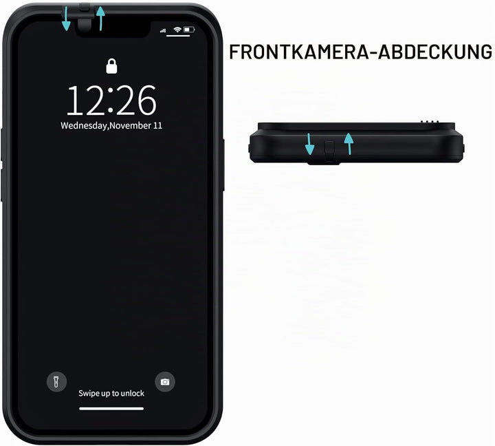 Spy-Fy iPhone 13 Pro Hülle mit Schiebekamera-Abdeckung Vorne und Hinten | Schütze Deine Privatsphäre