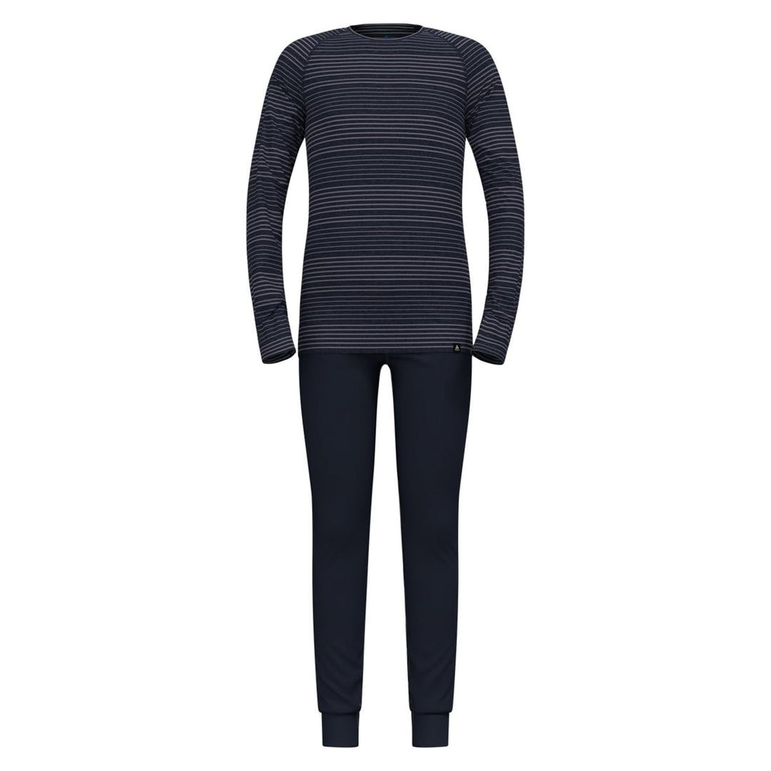 Odlo Thermounterwäsche Kinder Active Warm I Winterleggings und Langarm Thermoshirt Mädchen Jungen I