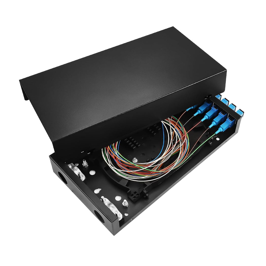 8 Port Fiber Optical Terminal Junction Box, kompakte Grösse kein Grat Pigtail Termination Box SC Opt
