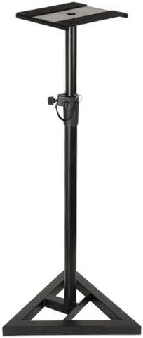 Unbekannt Hall Stands SKDB039 höhenverstellbarer Studio Monitor Ständer schwarz pulverbeschichtet Si