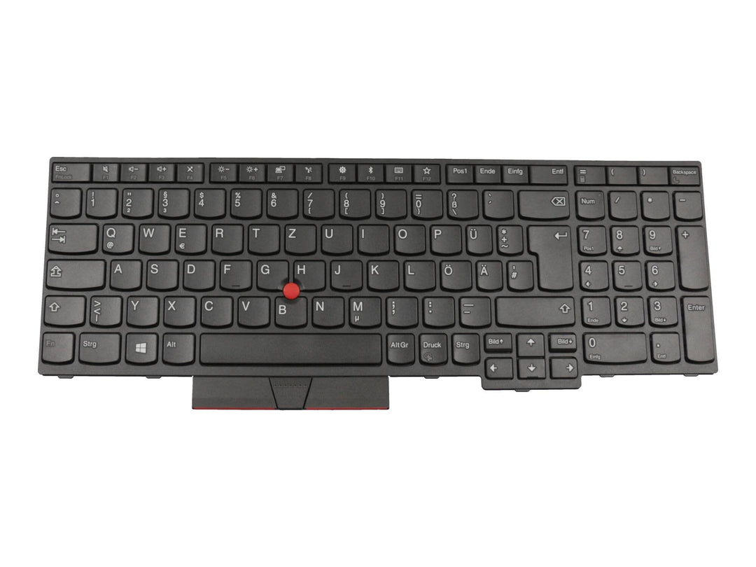 IPC-Computer Lenovo 01YP572 Original Tastatur DE (deutsch) schwarz/schwarz mit Mouse-Stick ohne Back