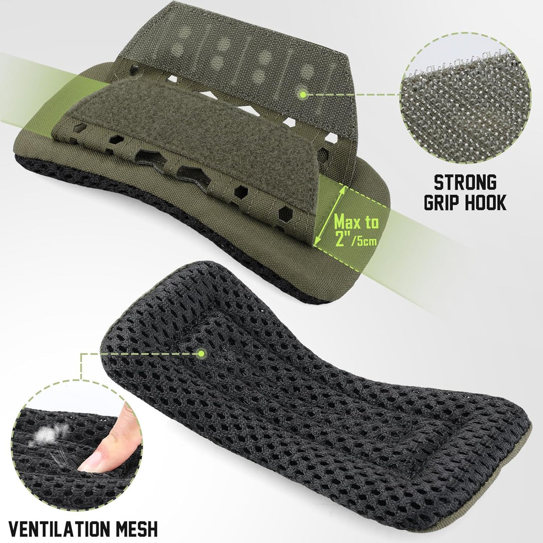 WYNEX Schultergurt Pad mit Vest Carrier, 2 Pack Rucksack Strap Cushion Pads Bag Strap Soft Mesh Pads