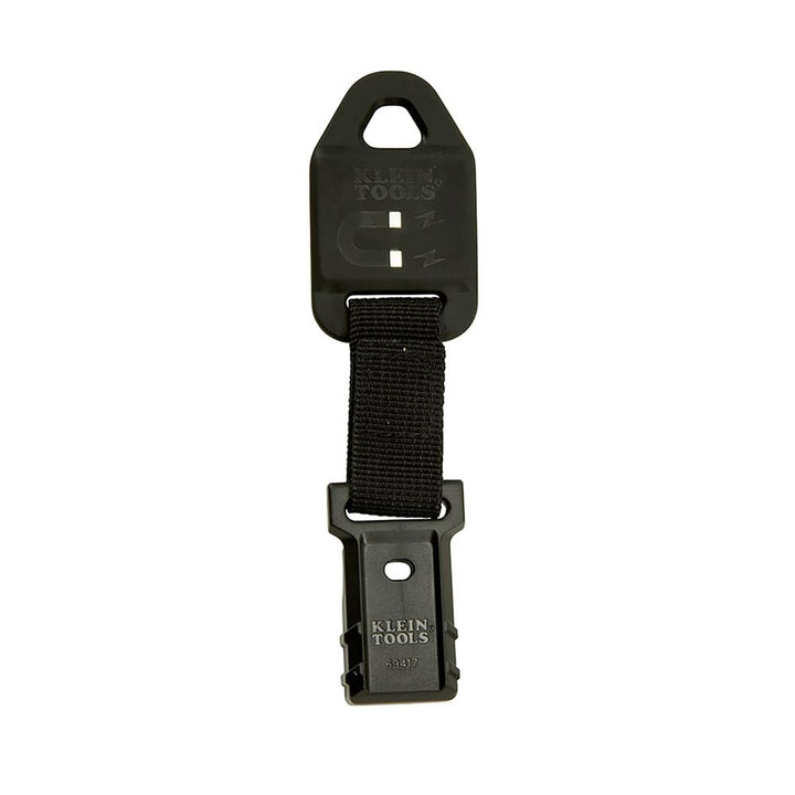 Klein Tools 69417 Rare-Earth Magnetic Hanger Magnetic Hanger with Strap, Magnetic Hanger with Strap