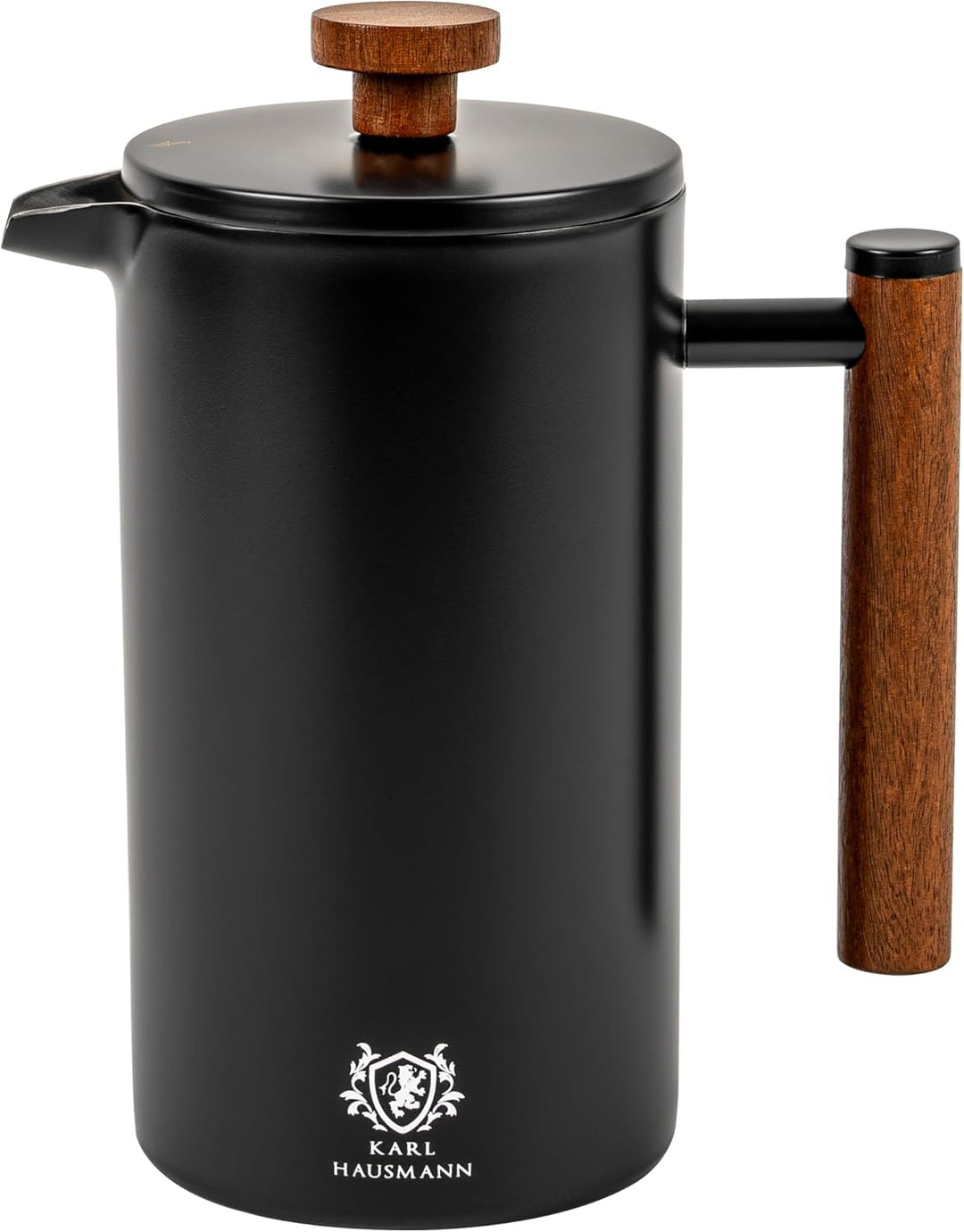 Thermo French Press - 1 Liter / 8 Tassen - Kaffeebereiter aus Edelstahl - Doppelwandig - Hält lange