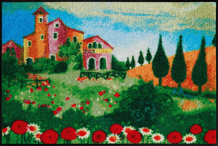 Salonloewe Rosina Wachtmeister Fussmatte Bella Vista 50x75 cm Eingangs-Matte Fussabtreter Katzen bun