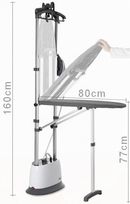 2-in-1 Dampfglätter mit Bügeltisch – All-in-One Gerät 2200W, 4 bar, 50 g/min – Vertikales & Horizont