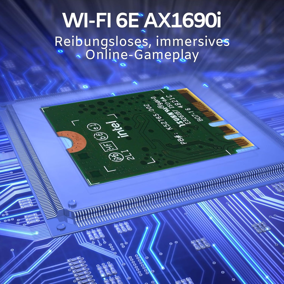 Intel NIC WI-FI 6E AX1690 Netzwerkkarte Bluetooth 5.3-2x2 NovPro, grün, AX411.NGWG.NVX - WLAN Karte