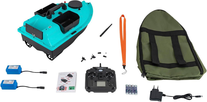 600M GPS Futterboot Karpfen Angel GPS köderboot mit LCD Fischfinder,Mit GPS mit Lichtleiste 5200 mAh