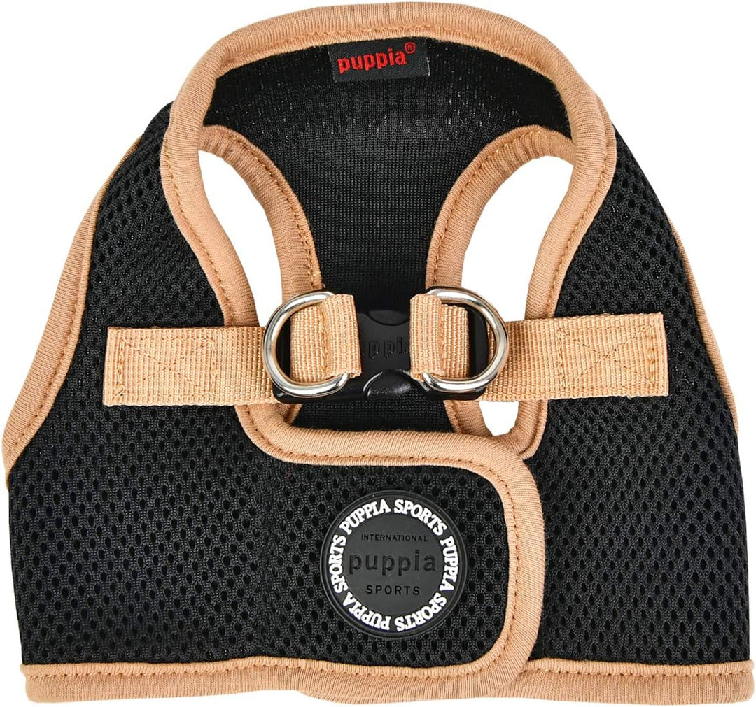 Puppia Soft Vest Harness B II Schwarz XXL Hundegeschirr - 150 g