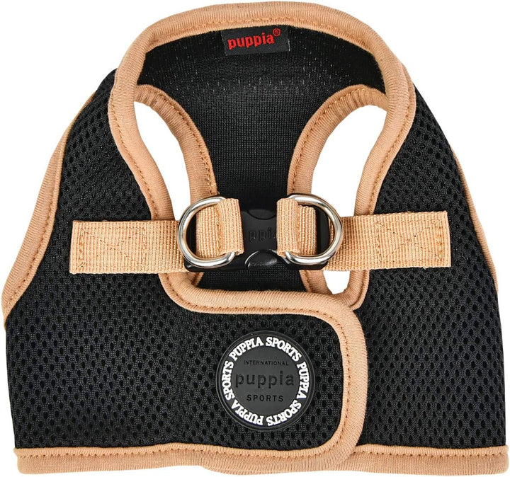 Puppia Soft Vest Harness B II Schwarz XXL Hundegeschirr - 150 g