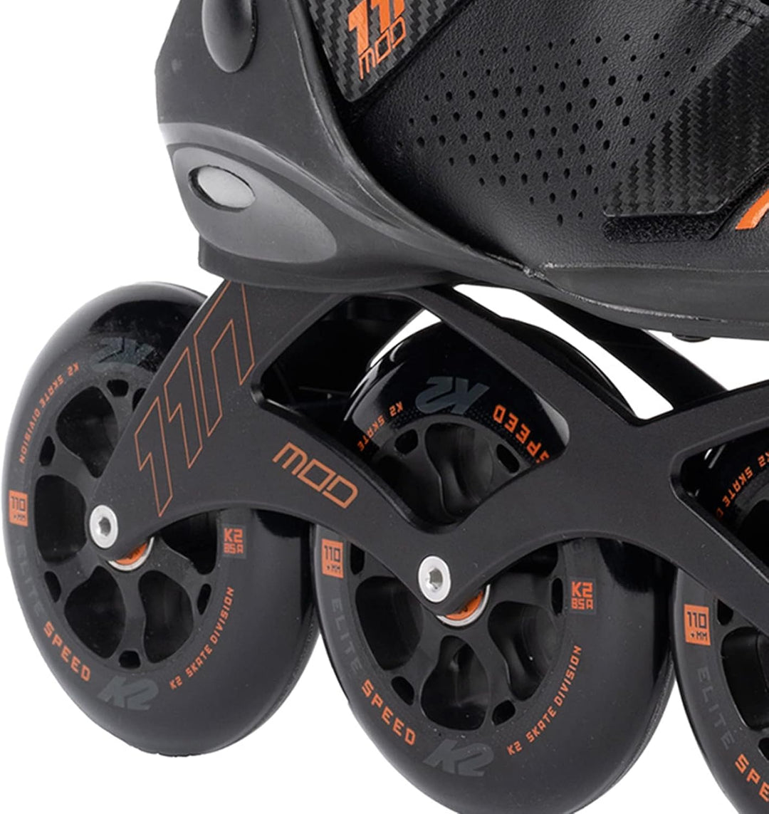 K2 Skates Unisex Inline Skates MOD 110, black - red, 30G0163 EU: 39 (UK: 5.5 / US: 6.5) black - red,