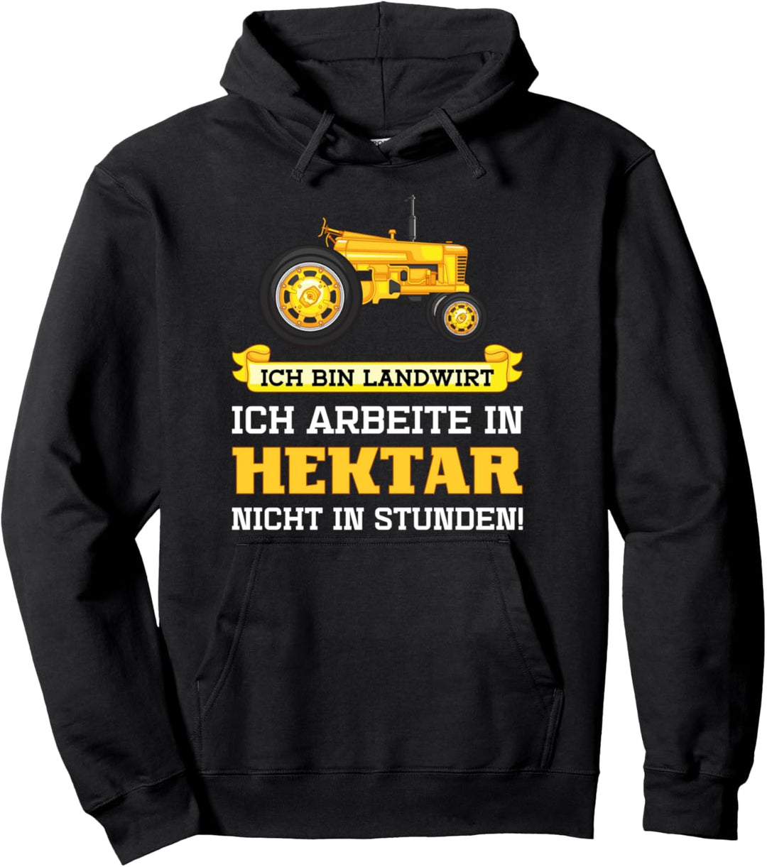Landwirt Opa Vater Traktor Bauer Pflanzen Bauern Hektar Pullover Hoodie