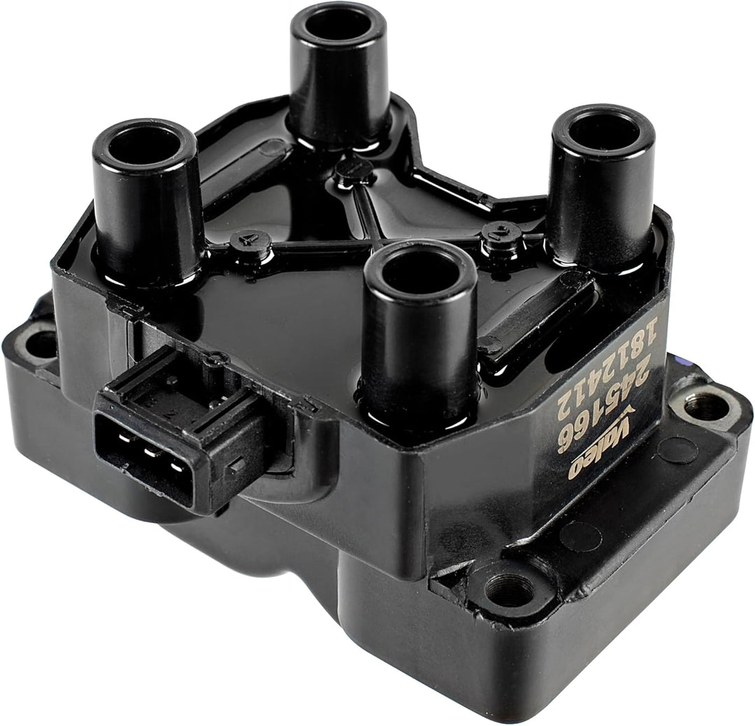 VALEO 245166 Zündspule Anzahl der Sekundärauslässe : 4 Anzahl der Pins : 3 Typ von Connexion : Primä
