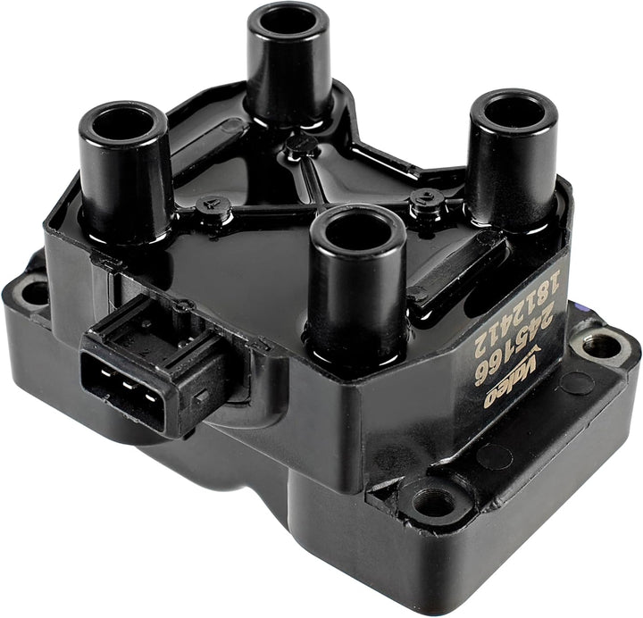 VALEO 245166 Zündspule Anzahl der Sekundärauslässe : 4 Anzahl der Pins : 3 Typ von Connexion : Primä