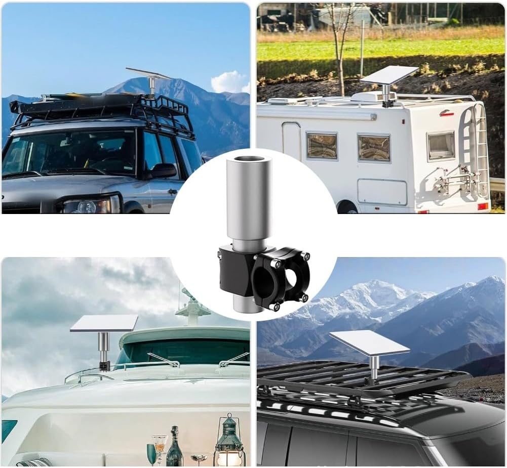 DAZZLEEX Halterung aus Aluminiumlegierung, Rohrschelle für Starlink Mini-Satellitenantenne, robust,