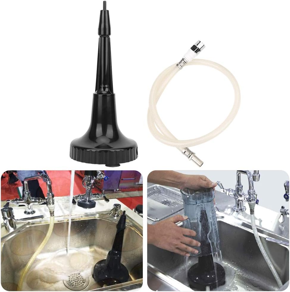 Container Blender Pitcher Washer,tragbarer Pitcher Rinser Glass Mixer Cleaning Rinser Cup Glass Tamp