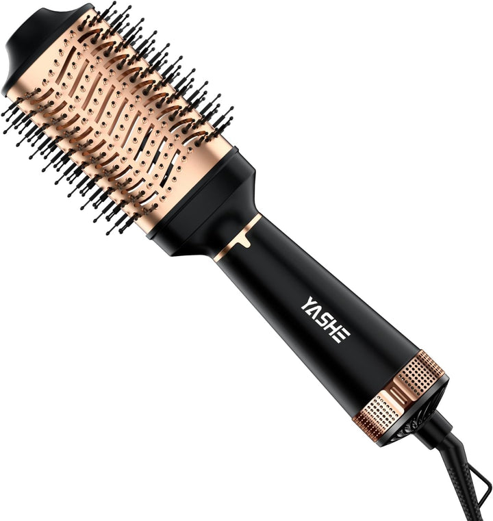 YASHE Haartrocknerbürste, 4-in-1-Föhnbürste für Haarstyler, 1200 W Keramik-Turmalin-Negativ-Ionen-Ha