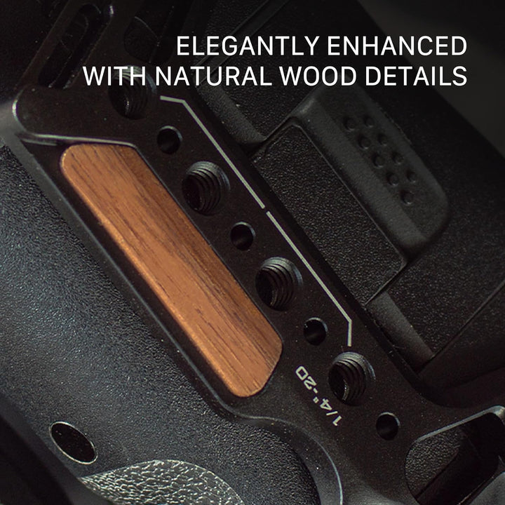 Tilta Kamerakäfig kompatibel mit Canon R5/R6 Kit A V2, mit Schnellverschluss-Griff, Schwarz TA-T22-A