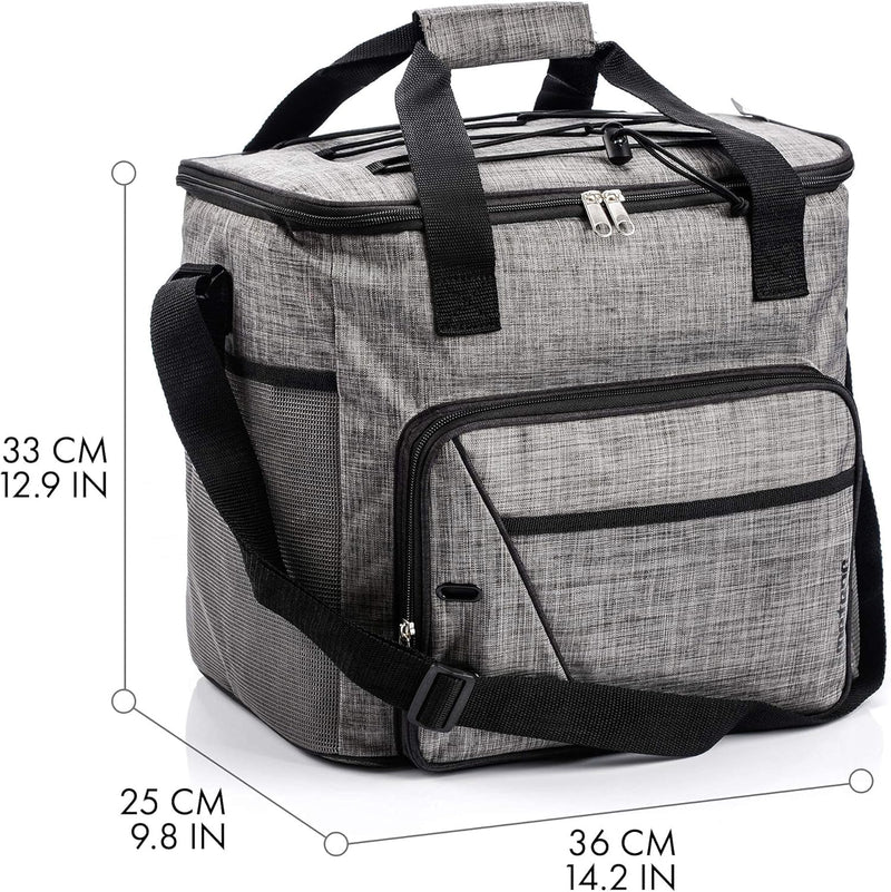 meteor 30L Kühltasche 36x25x33cm Isolier-Tasche Lunch Tasche Kühlbox Picknick Tasche EIS Campingtasc