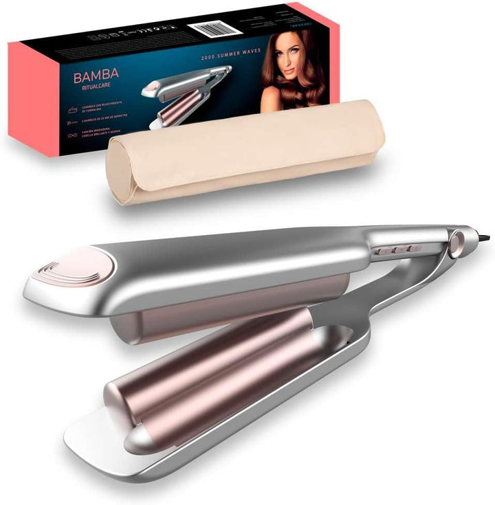 Cecotec Keramik Wellenplatten RitualCare 2000 Summer Waves. Turmalinbeschichtung, einstellbare Tempe